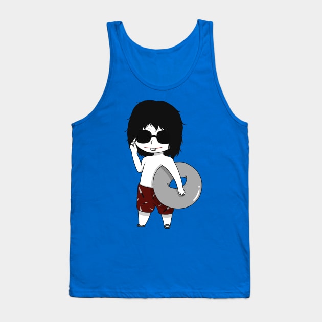 creepypasta jeff the killer summer chibi Tank Top by LillyTheChibi